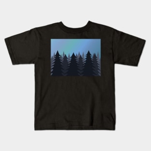 Northern lights - aurora borealis Kids T-Shirt